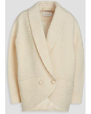 Zimmermann Tel aus tweed aus einer wollmischung - Natur