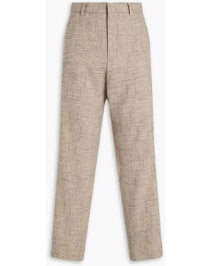 Sandro Tweed Suit Trousers - Natural