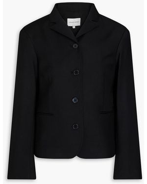 Loulou de Saison Marnie Wool-twill Blazer - Black