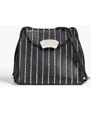 3.1 Phillip Lim Crossbody bag aus leder mit kristallverzierung - Schwarz