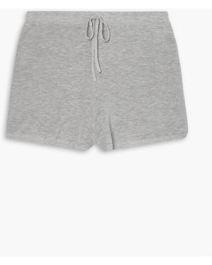 Skin Weslin Cotton-blend Shorts - Grey
