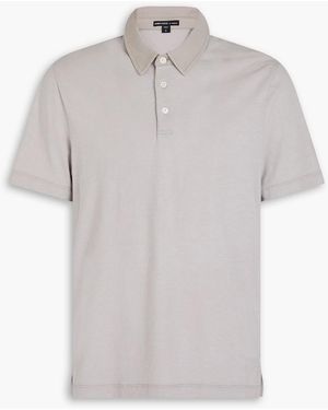 James Perse Poloshirt aus baumwoll-jersey - Grau