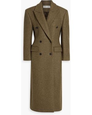 Rohe Double-Breasted Wool-Blend Felt Coat - Green