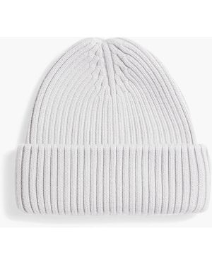 CORDOVA Ribbed Wool Beanie - Purple