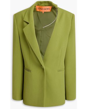 Stine Goya Embellished Crepe Blazer - Green