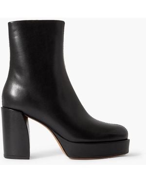 3.1 Phillip Lim Naomi Leather Ankle Boots - Black