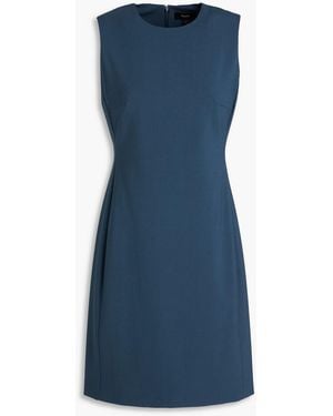 Theory Wool-Blend Mini Dress - Blue