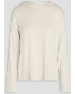 Vince Knitted Hoodie - White