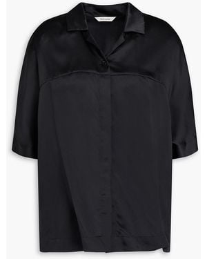 Holzweiler Silk-satin Shirt - Black