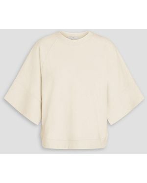 Tibi French Cotton-terry Sweatshirt - Natural