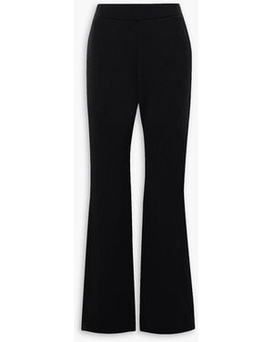 CAES Knitted Bootcut Pants - Black