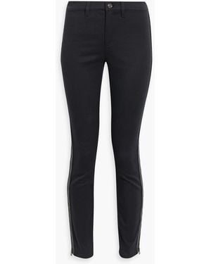 Tom Ford Zip-Detailed Low-Rise Skinny Jeans - Blue