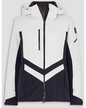 Bogner Dalya Hooded Two-Tone Ski Jacket - Blue