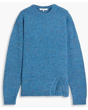 Tibi Donegal Knitted Jumper - Blue