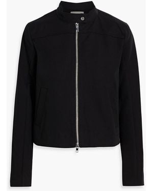 Vince Cotton-Blend Bomber Jacket - Black