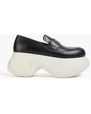 Marni Plateau-loafers aus leder - Schwarz