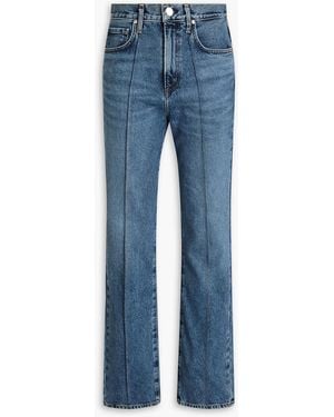 Goldsign Martin High-rise Straight-leg Jeans - Blue