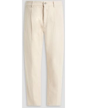 Missoni Herringbone Cotton Chinos - Natural