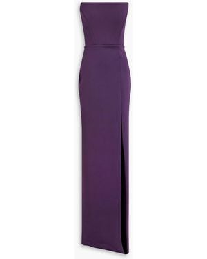 Rhea Costa Trägerlose robe aus stretch-jersey - Lila