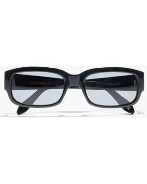 TOTEME Rectangle-Frame Acetate Sunglasses - Black