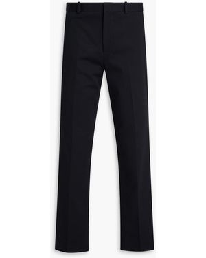 Jil Sander Cotton-gabardine Trousers - Blue