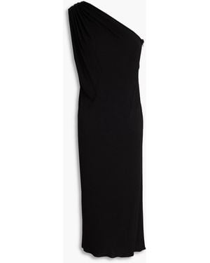 Tom Ford One-Shoulder Knitted Dress - Black