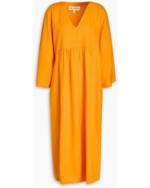 Mara Hoffman Aviva Hemp Midi Dress - Orange