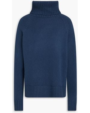 Zimmermann Wool And Cashmere-Blend Turtleneck Sweater - Blue