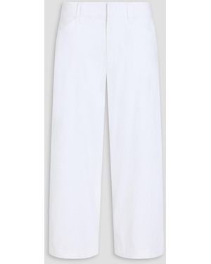 Rag & Bone Banks Linen-Blend Wide-Leg Trousers - White