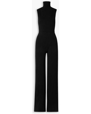 GAUGE81 Gijon jumpsuit aus strick mit rollkragen und rückenausschnitt - Schwarz