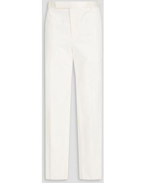 Thom Browne Cotton-Twill Trousers - White
