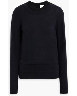 3.1 Phillip Lim Cutout Wool-blend Sweater - Blue