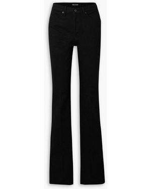 Tom Ford High-rise Flared Jeans - Black