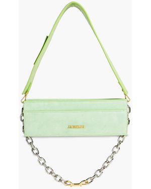 Jacquemus Le Ciuciu Suede Shoulder Bag - Green