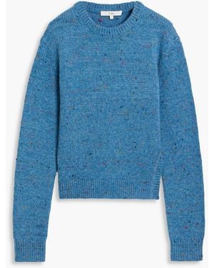 Tibi Donegal Knitted Sweater - Blue