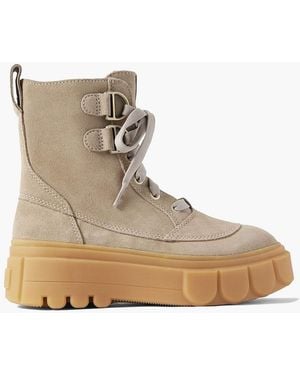 Sorel Caribou Suede Boots - Natural