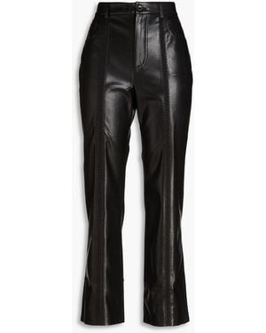 Nanushka Embroidered Okobortm Flared Trousers - Black