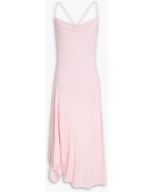 3.1 Phillip Lim Draped Jersey Midi Dress - Pink