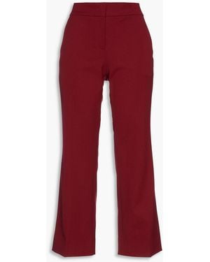 Piazza Sempione Kick-flare-hose aus einer wollmischung - Rot