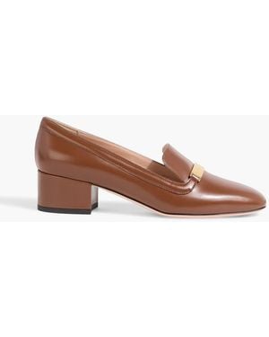 Bally Delisa Embellished Leather Pumps - Brown