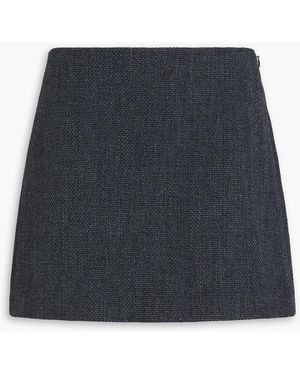 Theory Tweed Mini Skirt - Blue