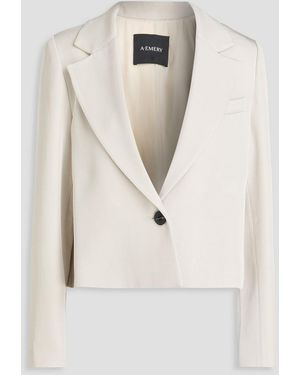 A.Emery Adys Cropped Cotton Blazer - Natural