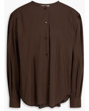 Officine Generale Malta Cotton-Poplin Shirt - Brown