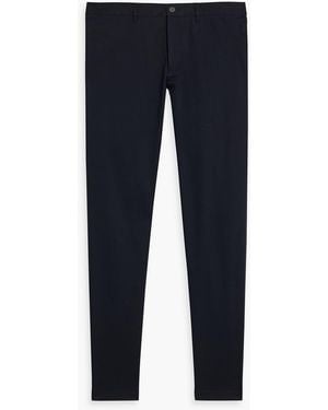 Theory Zaine Slim-Fit Cotton-Blend Twill Pants - Blue