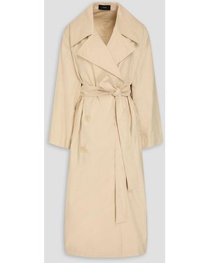 JOSEPH Cambrai Belted Cotton-Blend Trench Coat - Natural