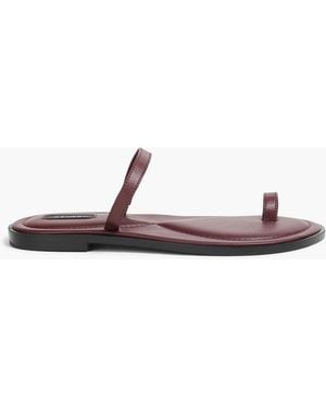 A.Emery Turi Leather Sandals - Red