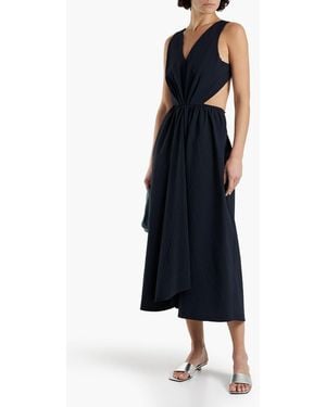 定価10万以上 DEVEAUX NEW YORK 紺 コート ユニセックス 定価10