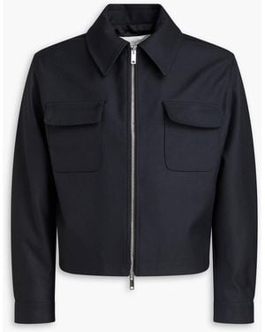 Second Layer Wool-Twill Jacket - Blue