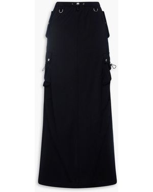 Coperni Crepe Maxi Skirt - Black
