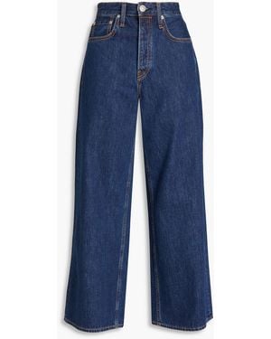 Rag & Bone Maya High-Rise Wide-Leg Jeans - Blue